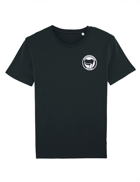 Wer gegen Nazis kämpft... - No Borders - T-Shirt - Black