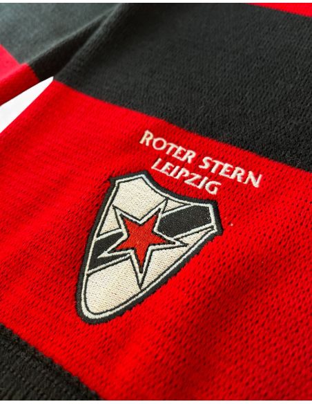 Roter Stern Leipzig - Wool Scarf - Balken - Red/Black