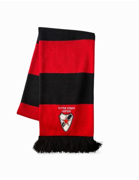 Roter Stern Leipzig - Wool Scarf - Balken - Red/Black