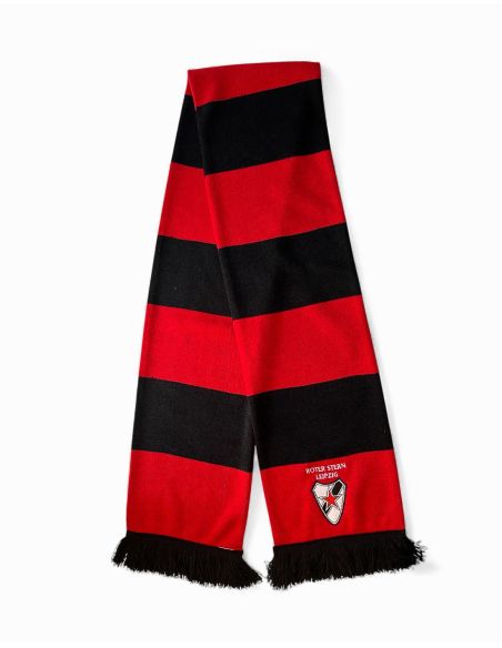 Roter Stern Leipzig - Wool Scarf - Balken - Red/Black