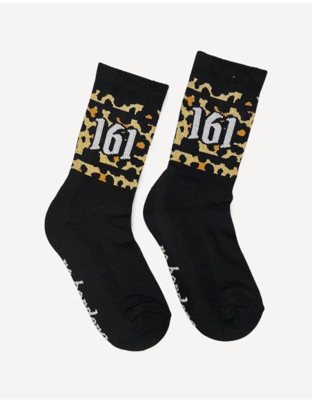 161 Leo - Socken - Schwarz - No Borders - Front 2 161 Leo - Socken - Schwarz - No Borders - Front 2