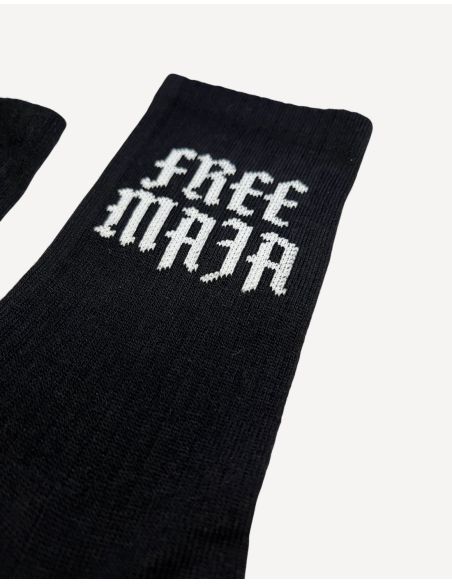 Free Maja - Socken - Schwarz - No Borders - Detail 1 Free Maja - Socken - Schwarz - No Borders - Detail 1