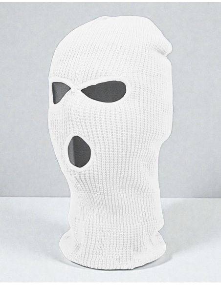 Mob Action - Balaclava 3-Hole - White