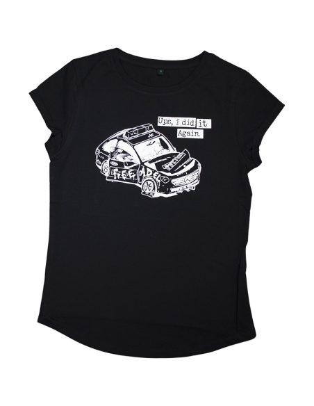 Free Adel - No Borders - SOLI T-Shirt fitted - Black Free Adel - No Borders - SOLI T-Shirt fitted - Black