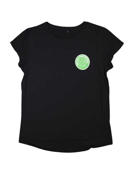 Antifa For Future - No Borders - T-Shirt fitted - Black