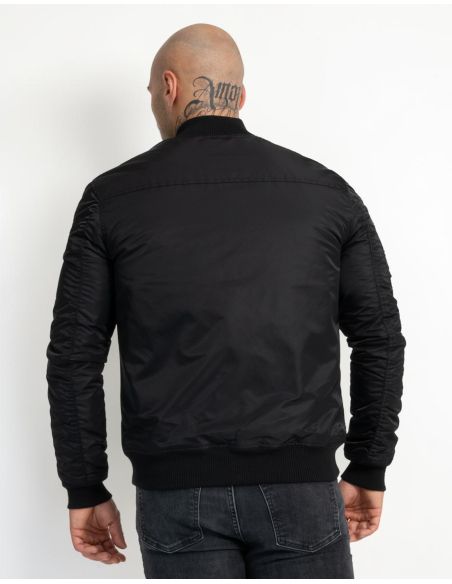 lonsdale-bomberjacke-tern-hill-schwarz-rueckseite