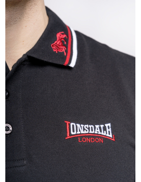 Lonsdale - Polo - Lion - Black