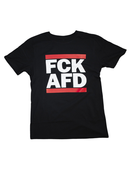 FCK AFD - No Borders - T-Shirt - Black