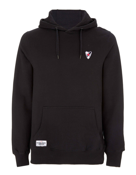 Roter Stern Leipzig - Hoodie - Logo Stick - Black