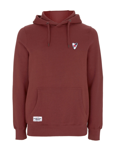 Roter Stern Leipzig - Hoodie - Logo Stick - Burgundy