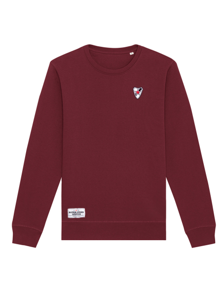 Roter Stern Leipzig - Sweater - Logo Stick - Burgundy