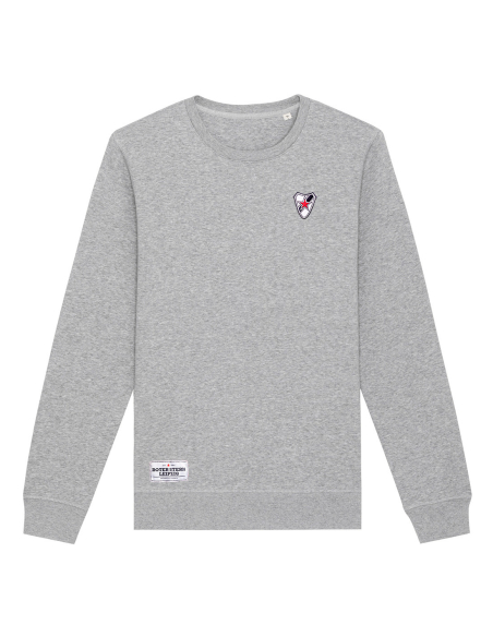 Roter Stern Leipzig - Sweater - Logo Stick - Grey