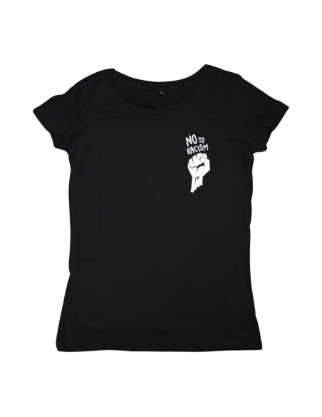 Angela Davis - No Borders - T-Shirt fitted - Black