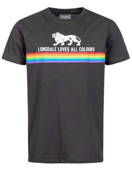 Lonsdale Loves All Colours - T-Shirt - Nelson - Black